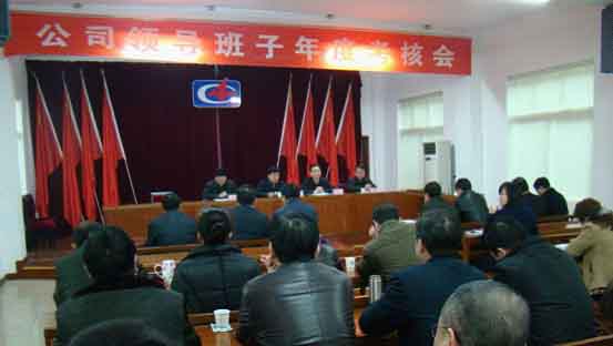 集團公司對公司領(lǐng)導(dǎo)班子進(jìn)行考核