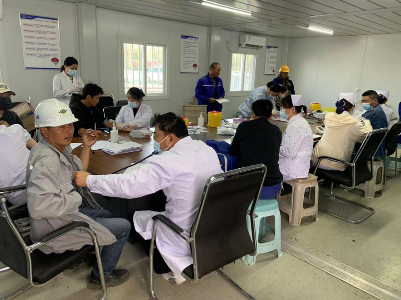 華北公司日照項目部開展“心系職工送健康、愛心體檢暖人心”活動