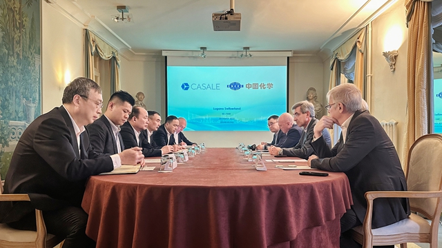 莫鼎革會見Casale首席執(zhí)行官費德里科?扎爾迪